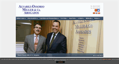 Desktop Screenshot of alvarezossoriomiller.es